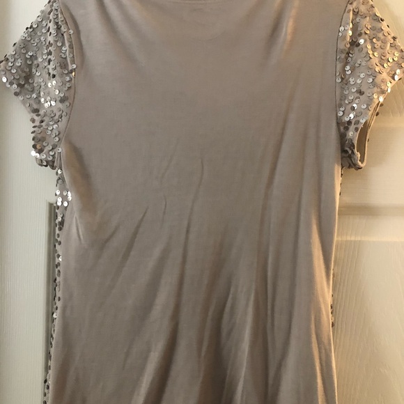 Beautiful Taupe dressy top by INC Size Small - Picture 2 of 4